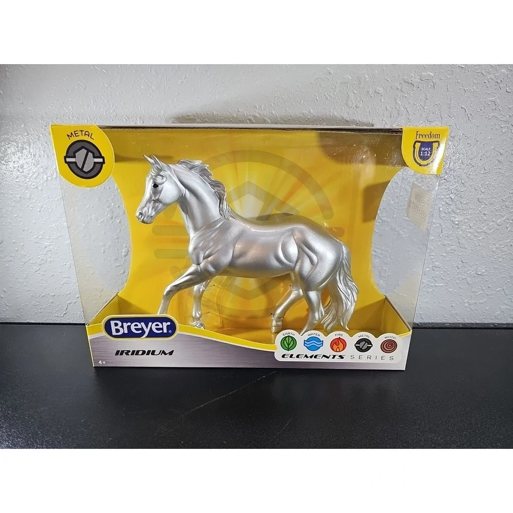 Breyer‎ 2024 New Iridium Metal Elements Silver Harper Classic Horse 1:12 Freedom